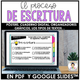 Writing Process in Spanish: posters, charts, graphic organ