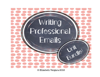 Preview of Writing Professional Emails: Unit Bundle