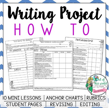 Preview of Writing Project: 'How-To' Informational Writing Lessons