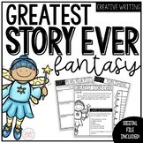 Distance Learning Digital & Printable Writing Project | Fantasy Story