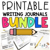 Writing Prompts Journal Activities for the Entire Year 1st