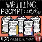 Writing Prompt Cards BUNDLE: Opinion, Step, Personal, Fict