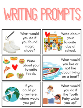 Preview of Writing Prompt Cards!