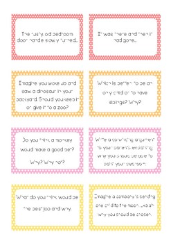 Writing Prompt Cards by Inspiring Mini Learners | TPT