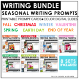 Winter Writing Activities - Seasonal Writing Prompt Cards 