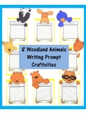 Writing Prompt Craftivities: Woodland Animals