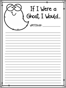 Writing Prompt - If I Were a Ghost, I Would... by Jennifer Hojer