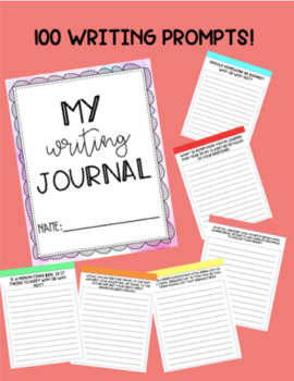 Writing Prompt Journal by fifthgradeisfun | TPT