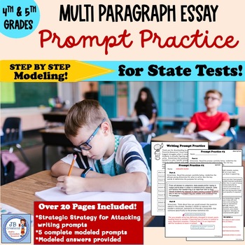 Preview of Writing Prompt Practice: 4th and 5th Grade Writing State Test Prep