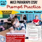 Writing Prompt Practice: 4th and 5th Grade Writing State T