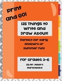 Writing Prompt Student Workbook- 125 Engaging Writing Prom