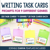 Writing Prompt Task Cards - 9 Different Genre Bundle