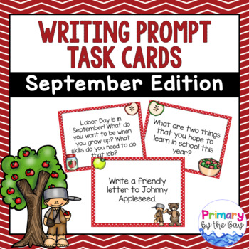 Preview of September Writing Prompt Task Cards