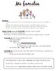 Spanish Writing Activity and Rubric - Mi familia - My family by Sol Azucar