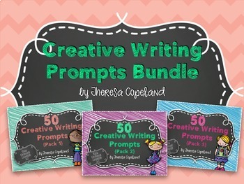 Preview of Creative Writing Prompts {Packs 1, 2, & 3} Bundle