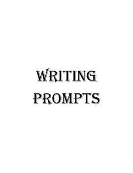 Writing Prompts by Borsa's Binder | TPT