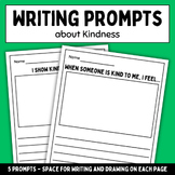 Writing Prompts About Kindness - Social Skills Unit on Kindness