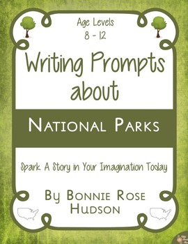 Preview of Writing Prompts About National Parks (Plus Easel Activity)