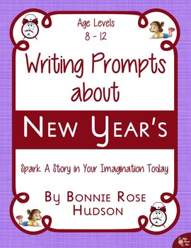 Preview of Writing Prompts About New Year’s (Plus Easel Activity)