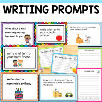 Writing Prompts & Activities Bundle - Procedural, Narrative, Paragraph ...
