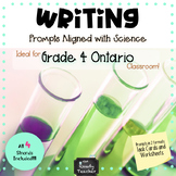 Writing Prompts Aligned with Grade 4 ONTARIO Science