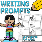 Writing Prompts April Writing Journal or Morning Work