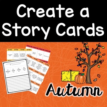Preview of Writing Prompts | Autumn | Create a Story Cards