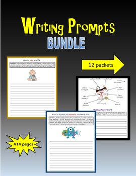 Preview of Writing Prompts BUNDLE