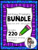 Writing Prompts Bundle (3rd-5th) Distance Learning