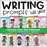 Writing Prompts Bundle K1 | CCSS Text Purposes: Opinion, I