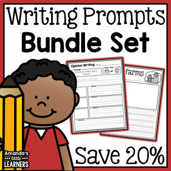 Preview of Writing Prompts Bundle - Over 300 Prompts