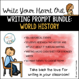 Writing Prompts Bundle | World History | Research Writing