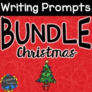 Preview of Writing Prompts | Christmas | BUNDLE