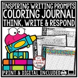 Coloring Pages Journal Writing Prompts 3rd 4th Grade Quick