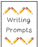 Writing Prompts Cover Sheet