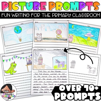 Preview of Writing Prompts | Creative Picture Prompts for Primary Classrooms