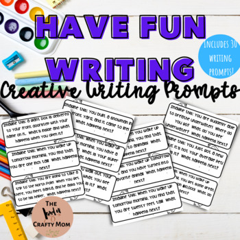 Preview of Writing Prompts: Creative Writing Resource for 1st-4th Grade, Homeschool