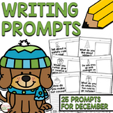 Writing Prompts December Writing Journal or Morning Work