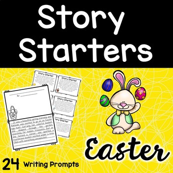 Preview of Writing Prompts | Easter | Story Starters