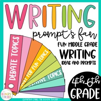 Preview of Writing Prompts Fan Bundle for fun picture prompts debate topics fun topics