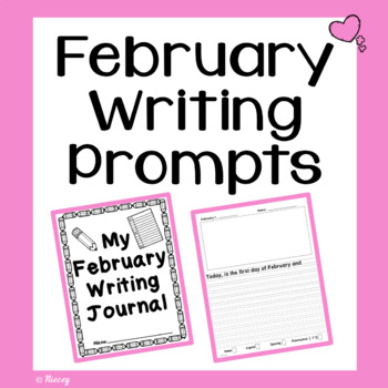 Writing Prompts - February by Niecey | TPT