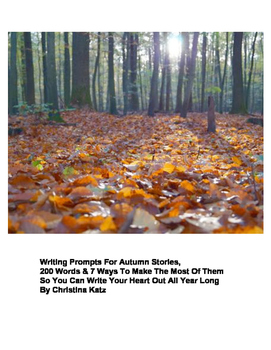 Preview of Writing Prompts For Autumn Stories Ebook