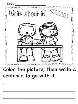 Writing Prompts For Kindergarten by Della Larsen's Class | TpT