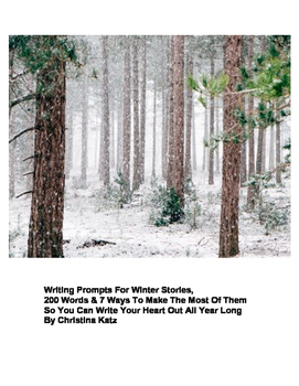 Preview of Writing Prompts For Winter Stories Ebook