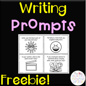Writing Prompts Freebie! by Mrs Bullington's Primary Emporium | TpT