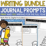 Writing Prompts Full Year GROWING BUNDLE with Winter Writing