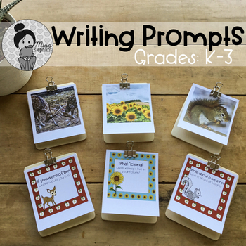 Writing Prompts Grade 1, Grade 2, Grade 3 (All Year - 100 themes)