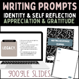 Writing Prompts | Identity & Gratitude | Middle & High School