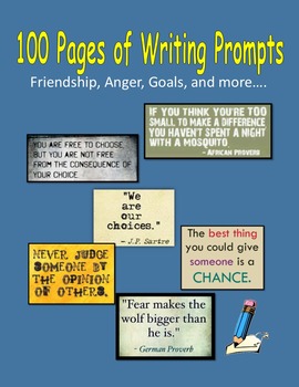 Preview of Writing Prompts - Independent Work Packet