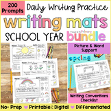 Writing Prompts Journal Activities - Writing Center Poster